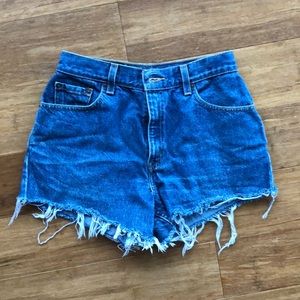 Vintage Levi jean shorts